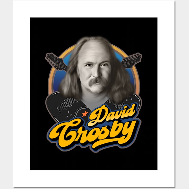 David Crosby Wall Art by Trazzo